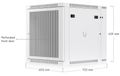 Ubiquiti UniFi 12U Rack Cabinet Wall SW Perforated - Nástěnný rozvaděč, výška 12U, ventilátory, perfor. dveře, dvoudíln