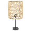 vidaXL Tienidlo na lampu hnedé Ø23x28 cm prútené