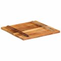 vidaXL Štvorcová stolová doska 60x60 cm, 25-27 mm, recyklovaný masív