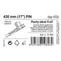Stierač FLAT BULK (PIN) 17"/430 mm