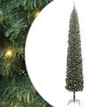 vidaXL Umelý vianočný stromček Zelená 270 cm PVC, oceľ a plast