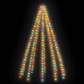 vidaXL Svetelná sieť na vianočný stromček 300 LED, farebná 300 cm