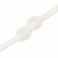vidaXL Lodné lano biele 2 mm 25 m polypropylén