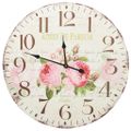 vidaXL Vintage nástenné hodiny 60 cm kvety
