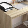 vidaXL Stôl Sonoma dub Kompozitné drevo 108 x 55 x 103.5 cm