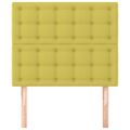 vidaXL Čelo postele zelené 80x5x118/128 cm látkové