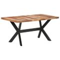 vidaXL Jedálenský stôl 160x80x75 cm, drevený masív s medovým náterom