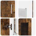 vidaXL Highboard FLORIN 60 x 35 x 182 cm Dymová dub Kompozitné drevo
