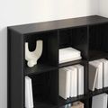 vidaXL Knižnica 99.5 x 30 x 108.5 cm Kompozitné drevo Čierny dub