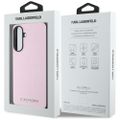 Obal Karl Lagerfeld HC Saffiano Metal Logo pre Samsung Galaxy A56 ružový