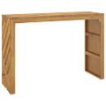vidaXL Konzolový stolík 110x35x75 cm Teakové masívne drevo