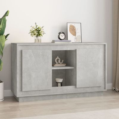 vidaXL Komoda betónovo sivá 102x35x60 cm spracované drevo