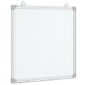 vidaXL Magnetická biela tabuľa 60x60x1,7 cm hliník