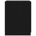 vidaXL Skrinka na práčku s úložiskom Čierny dub 70,5 x 71,5 x 91,5 cm