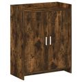 vidaXL Skriňa na topánky Dymový dub 73,5 x 36 x 92 cm Kompozitné drevo