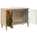 vidaXL TV skrinka ZAANDAM 69 x 33 x 50 cm Sonoma Kompozitné drevo
