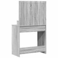 vidaXL Toaletný stolík Sivý Sonoma 79 x 41 x 135 cm Kompozitné drevo