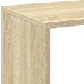 vidaXL Rozdeľovacia knižnica dub sonoma 69,5x29x69,5 cm kompoz. drevo