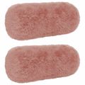 vidaXL Poťah na podložku 2 pcs HEERLEN Ružová Ø 15 x 40 cm PV fleece