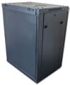 XtendLan 15U/600x450, na zeď, jednodílný, rozložený, skleněné dveře, černý Rozvadec, 19", na stenu, jednodílný, rozložený, výška 15U, 600 x 450, sklenené dvere, kourové sklo, nosnost 60kg, cerný