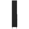 vidaXL Highboard 2 ks Čierny dub 69,5 x 34 x 180 cm Kompozitné drevo