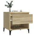 vidaXL Bočné stolíky 2 ks dub sonoma 50x46x50 spracované drevo