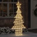 vidaXL Vianočný stromček 240 LED Teplá biela 150 cm Akryl