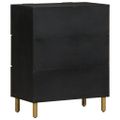 vidaXL Príručné stolíky 2 ks 60x33x75 cm čierne spracované drevo