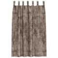 vidaXL Sametové závesy 2 ks Kapučínová 175 x 140 cm Zamat