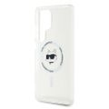 Puzdro Karl Lagerfeld HC Magnetic IML Metal Choupette Head pre Samsung Galaxy S25 Ultra biela