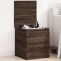 vidaXL Úložný box hnedý dub 40x42x46 cm kompozitné drevo