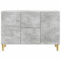 vidaXL Servírovacia skriňa so zásuvkou Betónovo sivá 89 x 34,5 x 60 cm