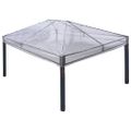 vidaXL Náhradný kryt pre altánok 400 x 300 x 32 cm Priehľadná PVC