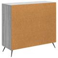 vidaXL Servírovacia skriňa Sivá sonoma 89 x 34,5 x 80 cm