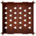 vidaXL Ohnisko Hrdzavý 40 x 40 x 20 cm Poveternostne odolná oceľ