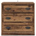vidaXL Servírovacia skriňa Staré drevo 70 x 35,5 x 67,5 cm