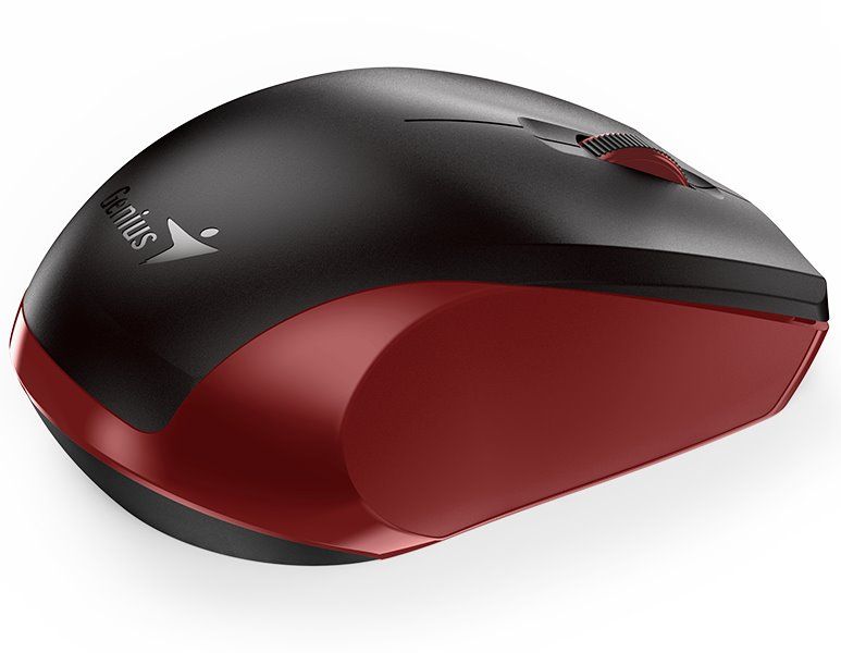 GENIUS NX-8006S/ 1600 dpi/ bezdrôtová/ tichá/ červeno-čierna Myš, bezdrôtová, optická, 1600dpi, 3 tlačidlá, USB, červeno-čierna