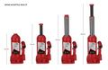 Hydraulický zdvihák bábika SX BOTTLE JACK 3T - bez obalu SIXTOL