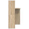 vidaXL Stôl Sonoma dub Kompozitné drevo 131,5 x 50 x 106,5 cm