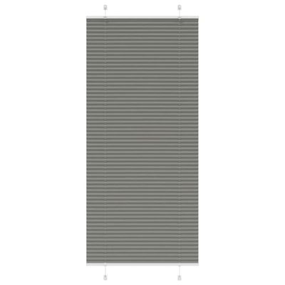 vidaXL plisovaná roleta antracitová 100x200 cm Šírka látky 99,4 cm