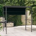vidaXL Altánok so strechou 220x110x200 cm krémový