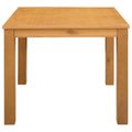 vidaXL Jedálenský stôl 90 x 90 x 75 cm Masívne dubové drevo Prírodná