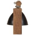 vidaXL Nástenné lampa 25 W čierna E27