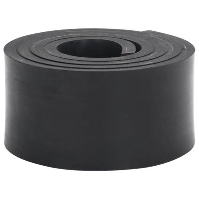 VidaXL Gumová hrana pre snežný pluh čierna 200x10x1 cm