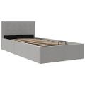 vidaXL Hydraulický posteľný rám+úložný priestor, látka 100x200 cm