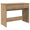 vidaXL Kozmetický stôl Remeselný dub 100 x 45 x 76 cm