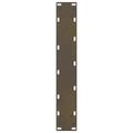 vidaXL Nohy barového stola, prírodná oceľ, 2 ks, 50 x (100-101) cm, oceľ