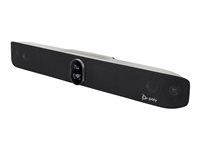 HP Poly Studio X70 No Radio - Video lišta všetko v jednom (video lišta, ovládač Poly TC8) - certifikované pre Zoom, certifikované pre Microsoft Teams, certifikované Google Meet - čierna - kompatibilné s TAA - adaptér napájania je súčasťou balenia