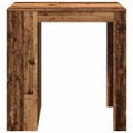 vidaXL Barový stôl staré drevo 102x70x103,5 cm kompozitné drevo