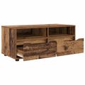 vidaXL TV skrinka 100 x 48 x 43 cm Staré drevo Kompozitné drevo
